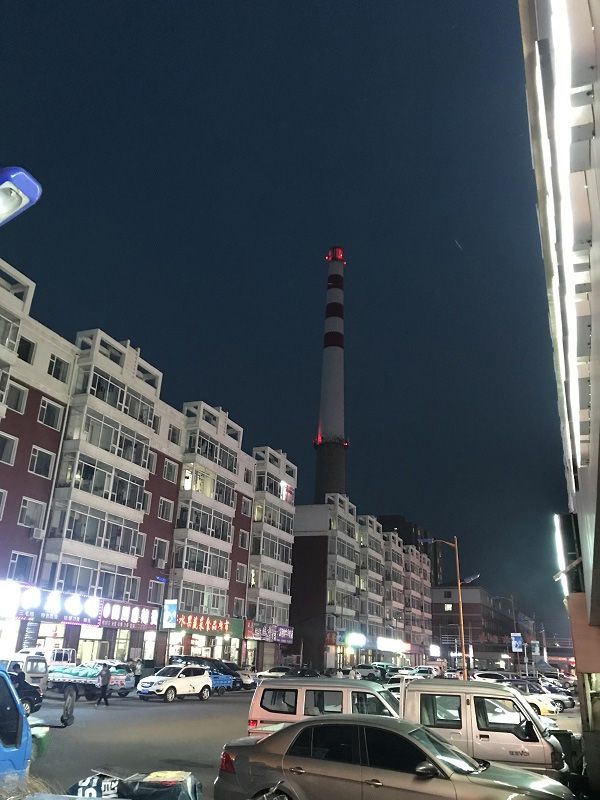 120米烟囱刷色环写字，爬梯，平台刷油漆