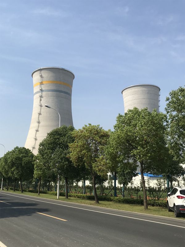 东亚电力无锡有限公司120米凉水塔刷色环