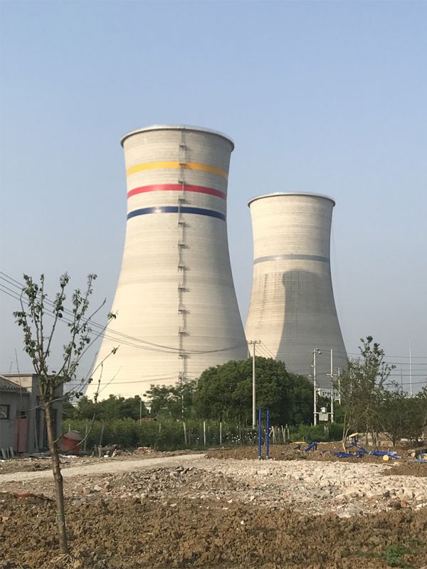 东亚电力无锡有限公司120米凉水塔刷色环